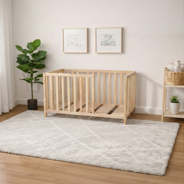 Montessori Ayaklı Karyola Çam Ağacı – Ahşap Bebek & Çocuk Yatağı | Elia Serisi